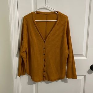 Waffle Knit Top